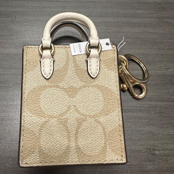 Coach Mini Bag Charm Keychain NWT - Picture 3 of 8